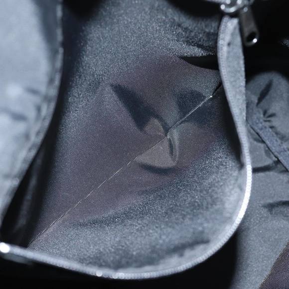 BURBERRYSs Nova Check Blue Label Tote Bag Nylon Navy Beige Auth bs13707 - Picture 12 of 16